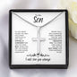 To My Son | I Believe In You | Cross Necklace - ALL4THEGIFTOFIT