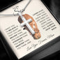 To My Son - You are Brave, Strong & Smart | Cross Necklace - ALL4THEGIFTOFIT