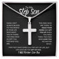 To My Step Son | You are my Greatest Gift | Cross Necklace - ALL4THEGIFTOFIT