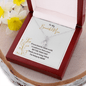 To My Beautiful Mom | Alluring Beauty Necklace - ALL4THEGIFTOFIT