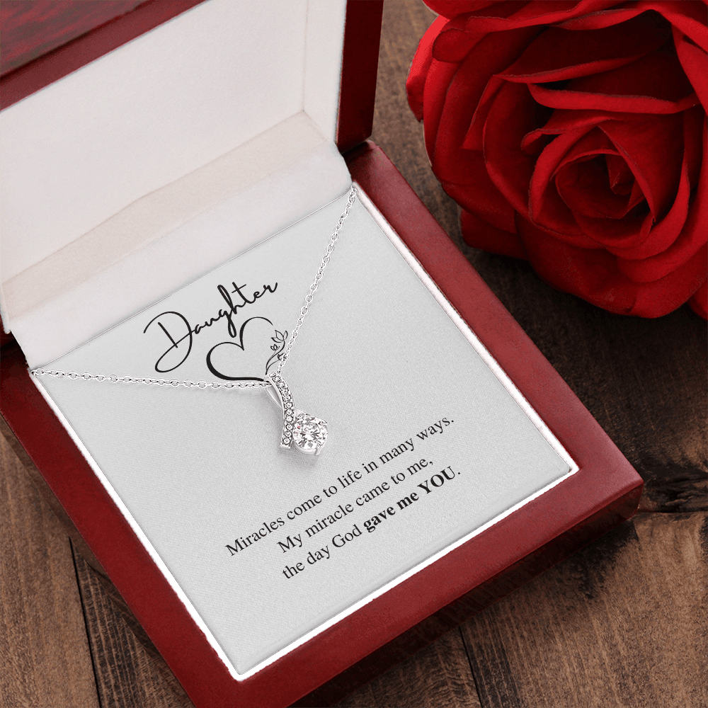 Daughter | Miracles | Alluring Beauty Necklace - ALL4THEGIFTOFIT
