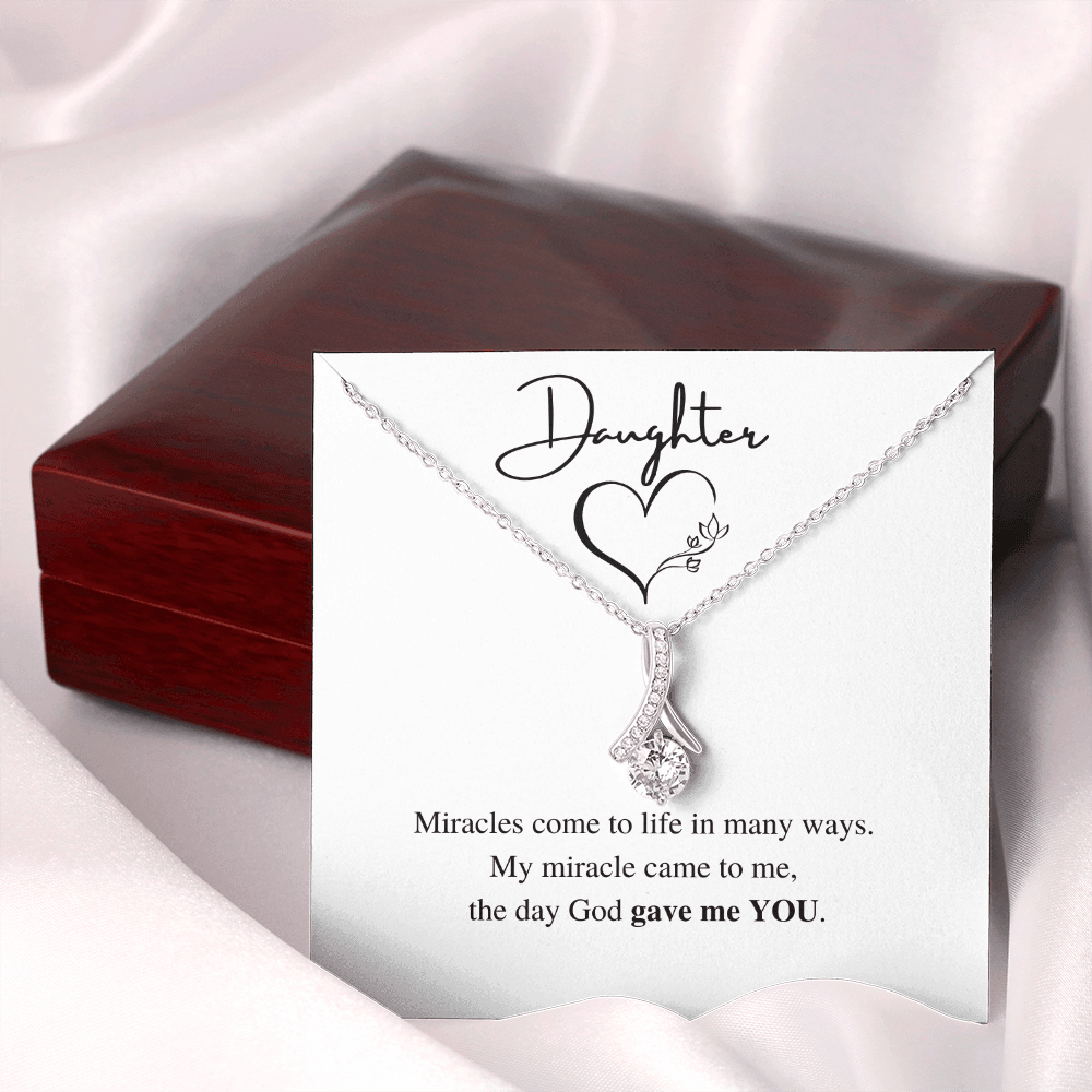 Daughter | Miracles | Alluring Beauty Necklace - ALL4THEGIFTOFIT