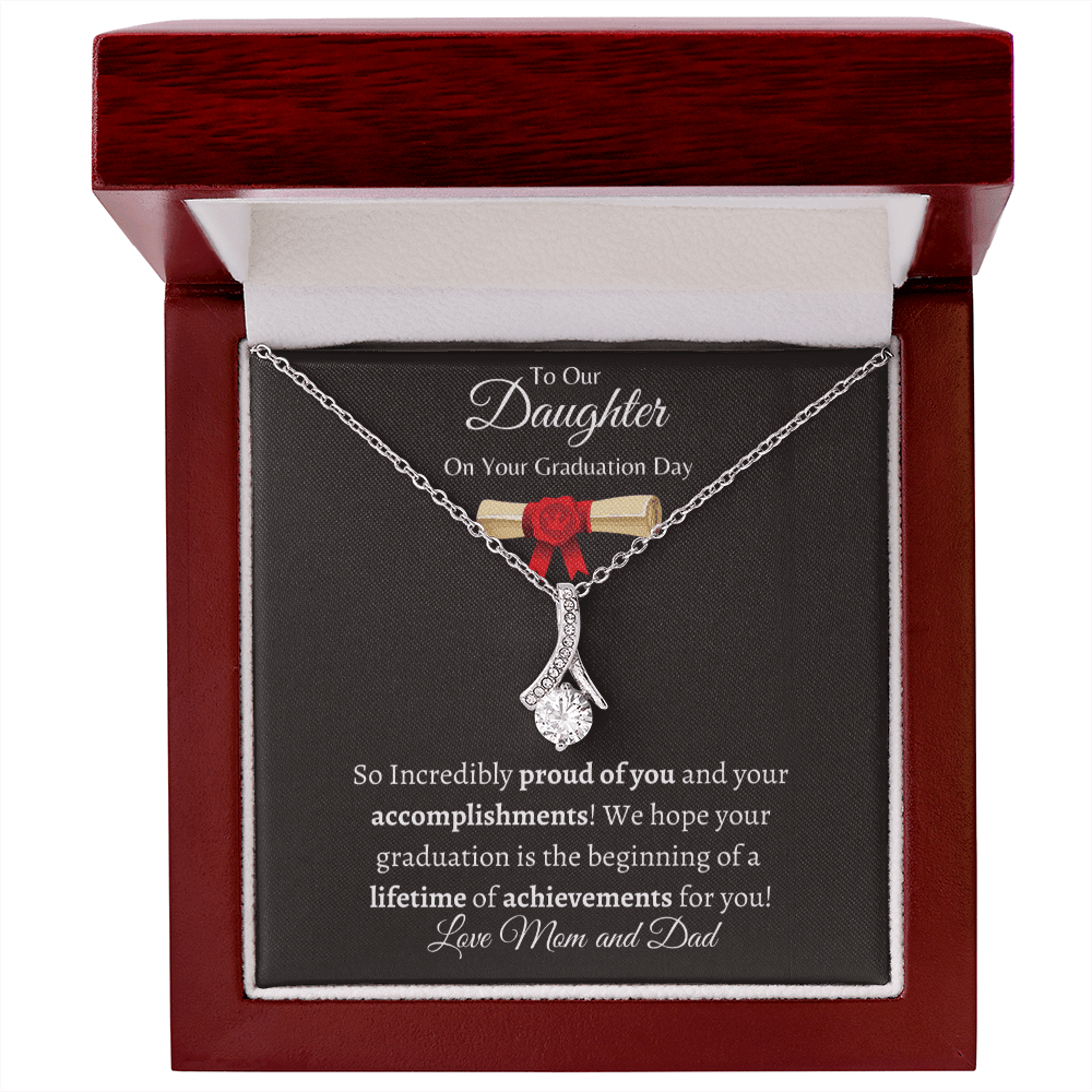 To Our Daughter On Your Graduation Day | Love Mom & Dad - ALL4THEGIFTOFIT