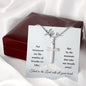 Life Is... | Cross Necklace - Gift for Easter, Confirmation, Birthdays, Holidays - ALL4THEGIFTOFIT