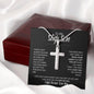To My Step Son | You are my Greatest Gift | Cross Necklace - ALL4THEGIFTOFIT