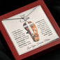 To My Son - You are Brave, Strong & Smart | Cross Necklace - ALL4THEGIFTOFIT