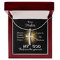 Way Maker | Cross Necklace - Gift for Easter, Baptism, First Communion, Confirmation, Birthdays - ALL4THEGIFTOFIT