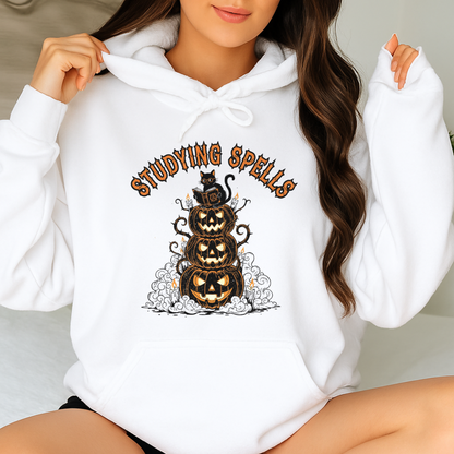 Studying Spells Pumpkin Stack Shirt