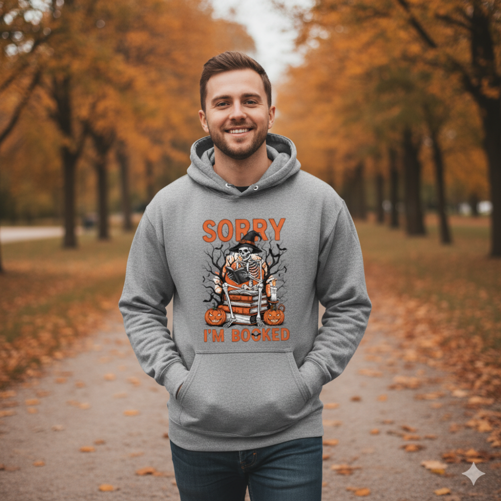 Sorry I'm Booked Halloween Shirt