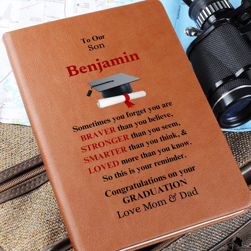 To Our...Personalized Graduation Graphic Leather Journal