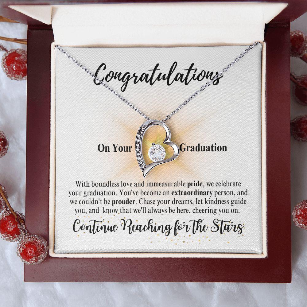 Congratulations | Continue Reaching for the Stars | Forever Love Necklace - ALL4THEGIFTOFIT