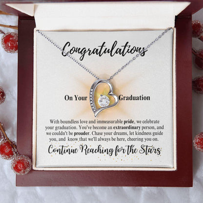 Congratulations | Continue Reaching for the Stars | Forever Love Necklace - ALL4THEGIFTOFIT