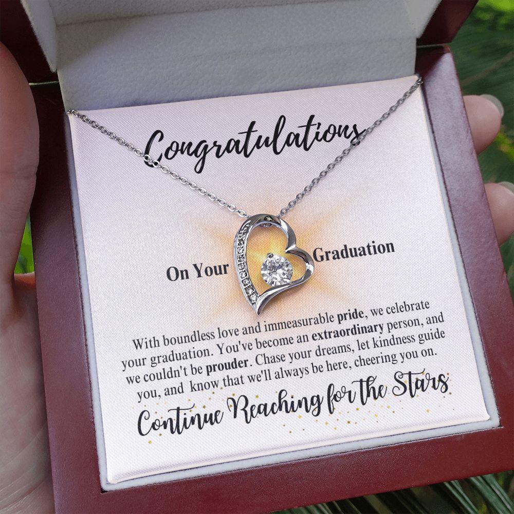 Congratulations | Continue Reaching for the Stars | Forever Love Necklace - ALL4THEGIFTOFIT