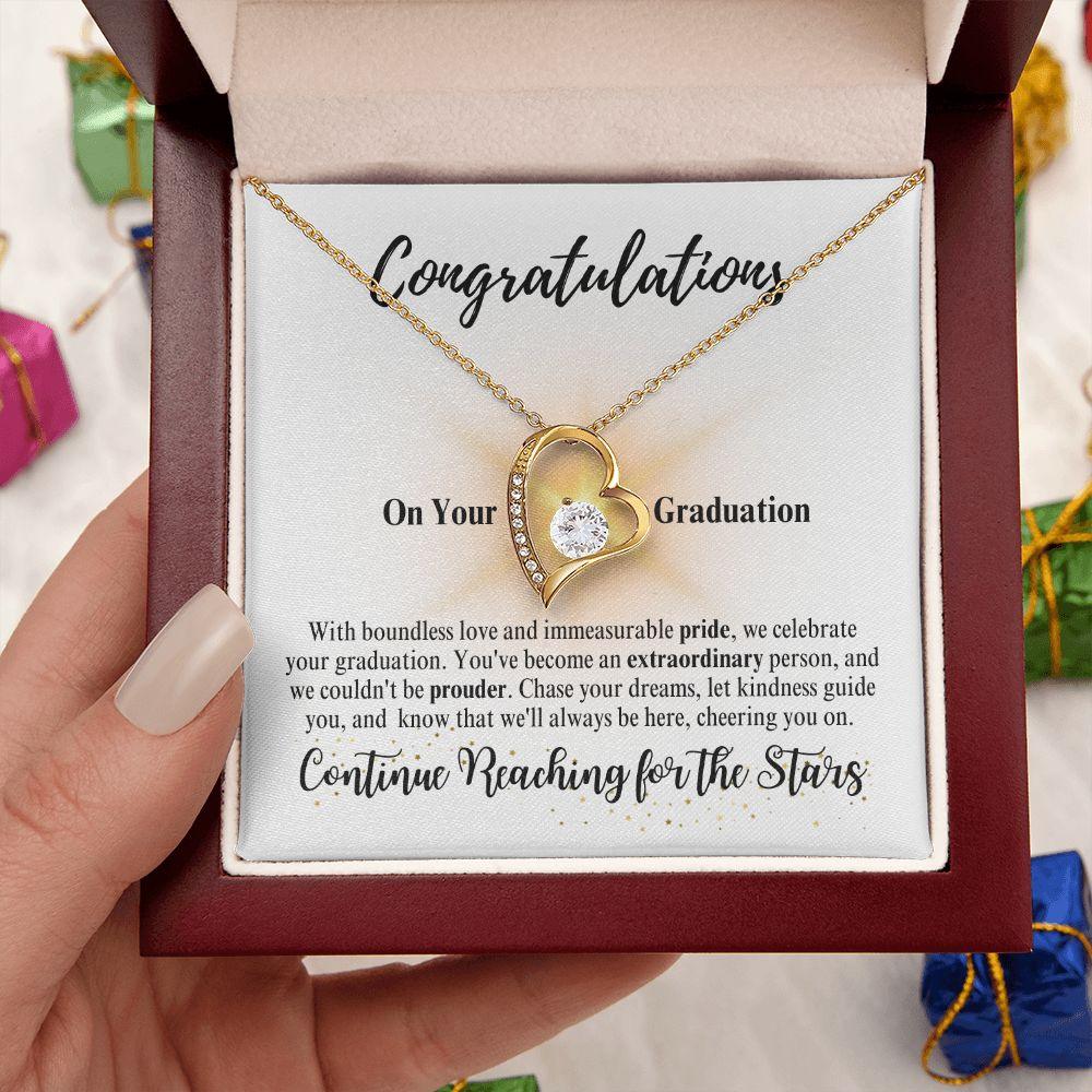 Congratulations | Continue Reaching for the Stars | Forever Love Necklace - ALL4THEGIFTOFIT