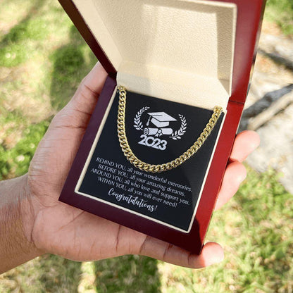2023 | Congratulations Graduate | Cuban Link Chain - ALL4THEGIFTOFIT