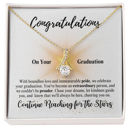 Congratulations | Continue Reaching for the Stars | Alluring BeautyNecklace - ALL4THEGIFTOFIT