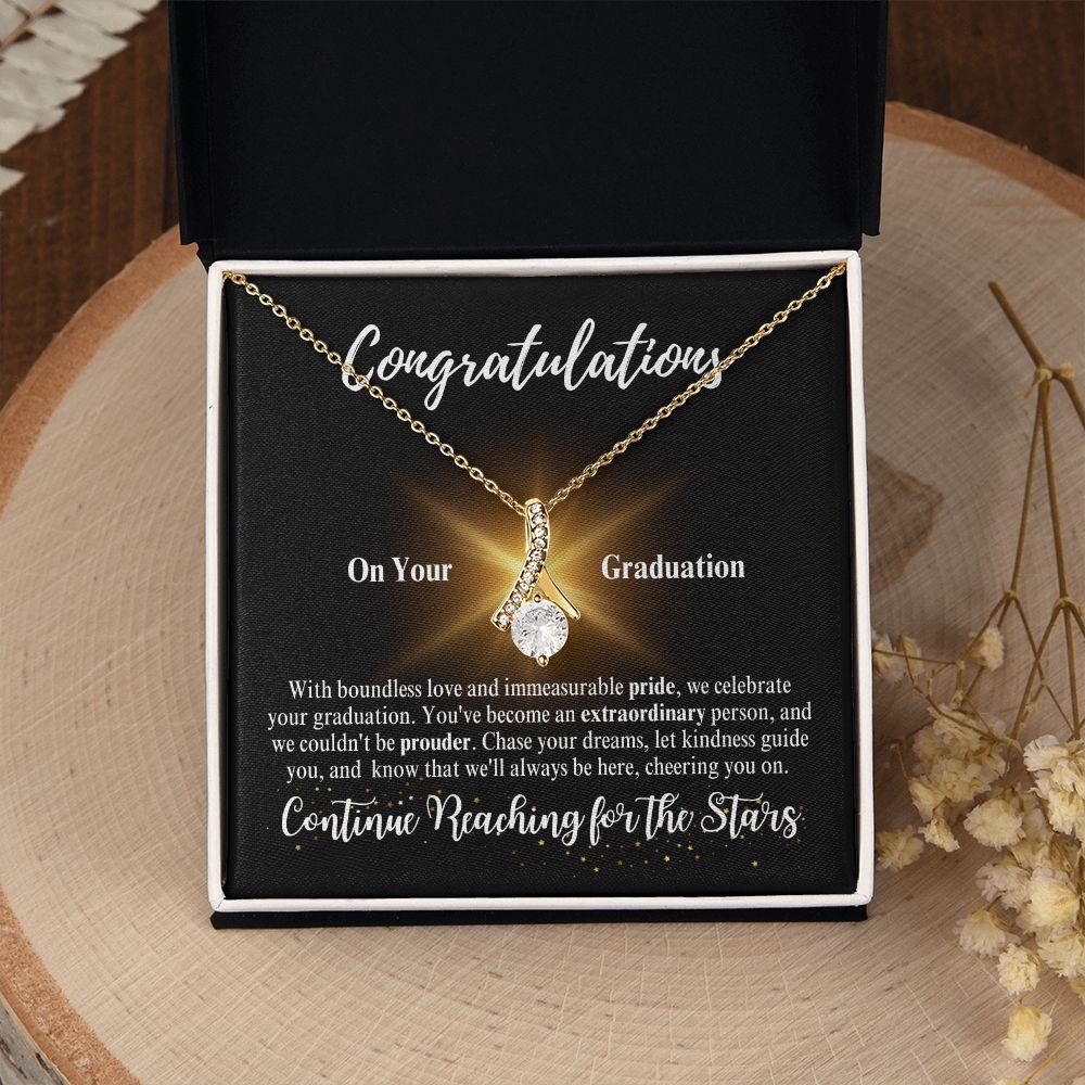 Congratulations | Continue Reaching for the Stars | Alluring Beauty Necklace - ALL4THEGIFTOFIT