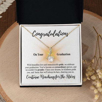 Congratulations | Continue Reaching for the Stars | Alluring BeautyNecklace - ALL4THEGIFTOFIT