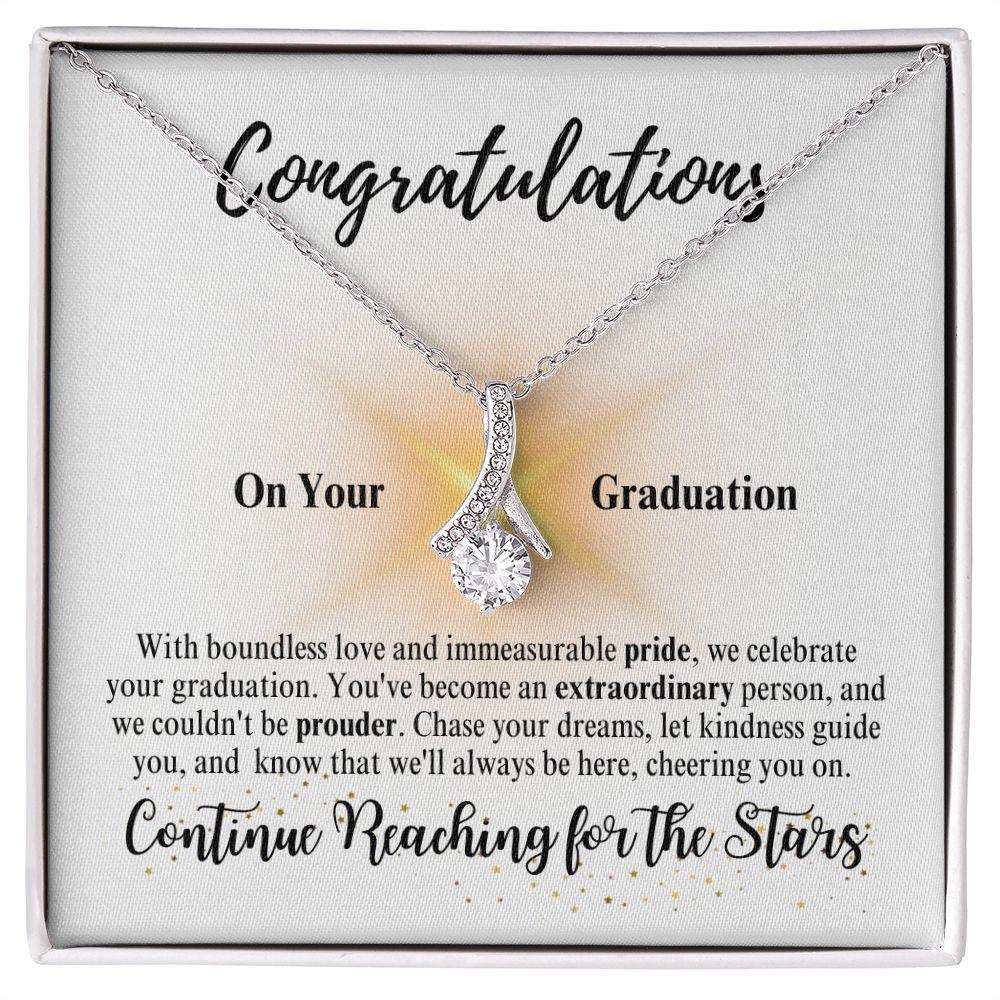 Congratulations | Continue Reaching for the Stars | Alluring BeautyNecklace - ALL4THEGIFTOFIT