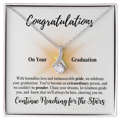 Congratulations | Continue Reaching for the Stars | Alluring BeautyNecklace - ALL4THEGIFTOFIT