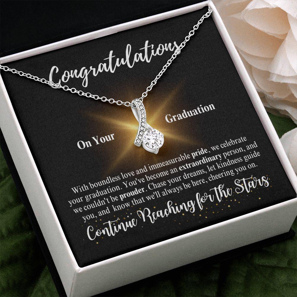 Congratulations | Continue Reaching for the Stars | Alluring Beauty Necklace - ALL4THEGIFTOFIT