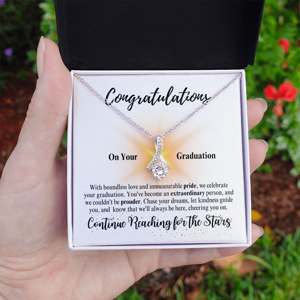 Congratulations | Continue Reaching for the Stars | Alluring BeautyNecklace - ALL4THEGIFTOFIT