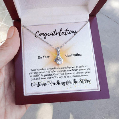 Congratulations | Continue Reaching for the Stars | Alluring BeautyNecklace - ALL4THEGIFTOFIT