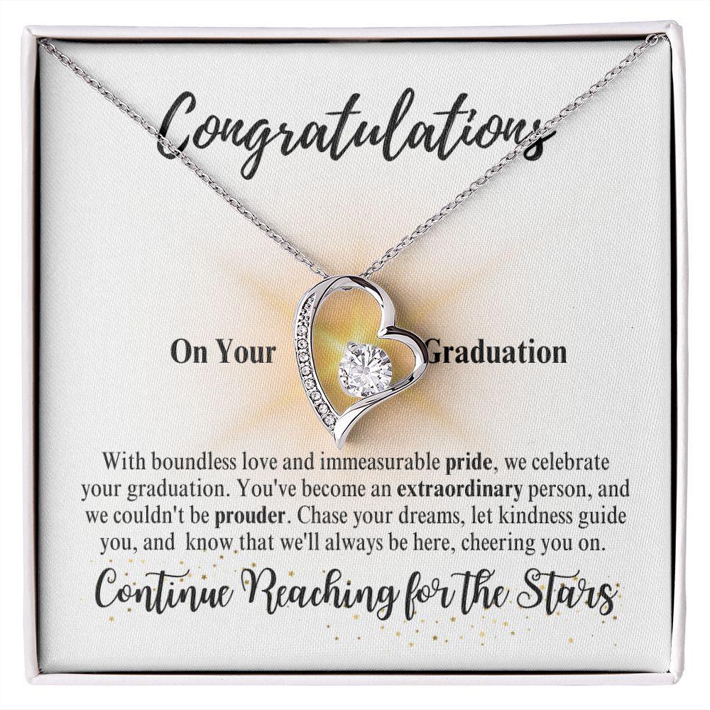 Congratulations | Continue Reaching for the Stars | Forever Love Necklace - ALL4THEGIFTOFIT