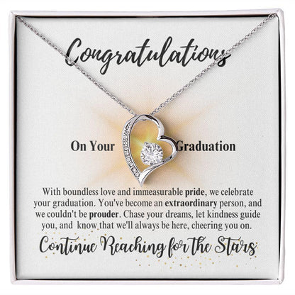 Congratulations | Continue Reaching for the Stars | Forever Love Necklace - ALL4THEGIFTOFIT