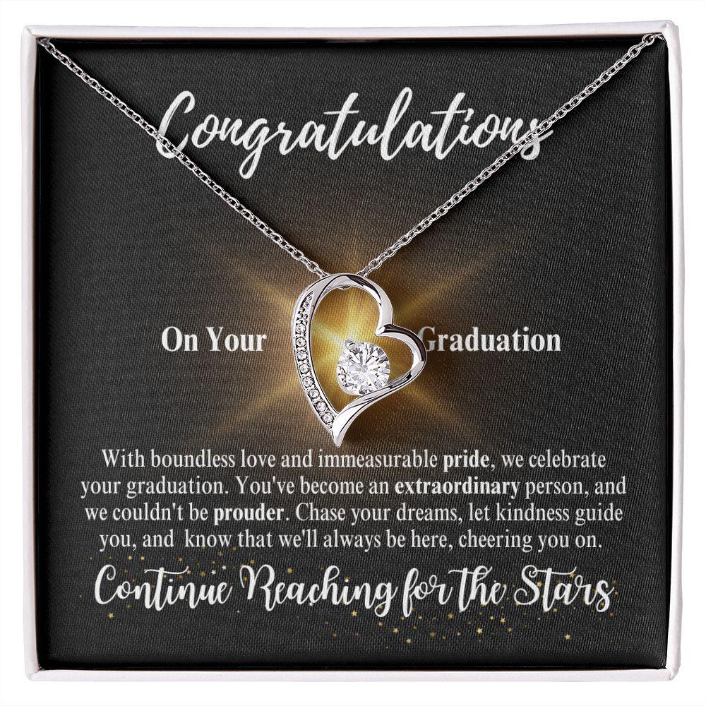 Congratulations | Continue Reaching for the Stars | Forever Love Necklace - ALL4THEGIFTOFIT