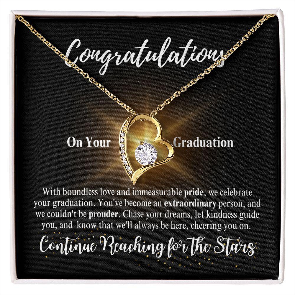 Congratulations | Continue Reaching for the Stars | Forever Love Necklace - ALL4THEGIFTOFIT