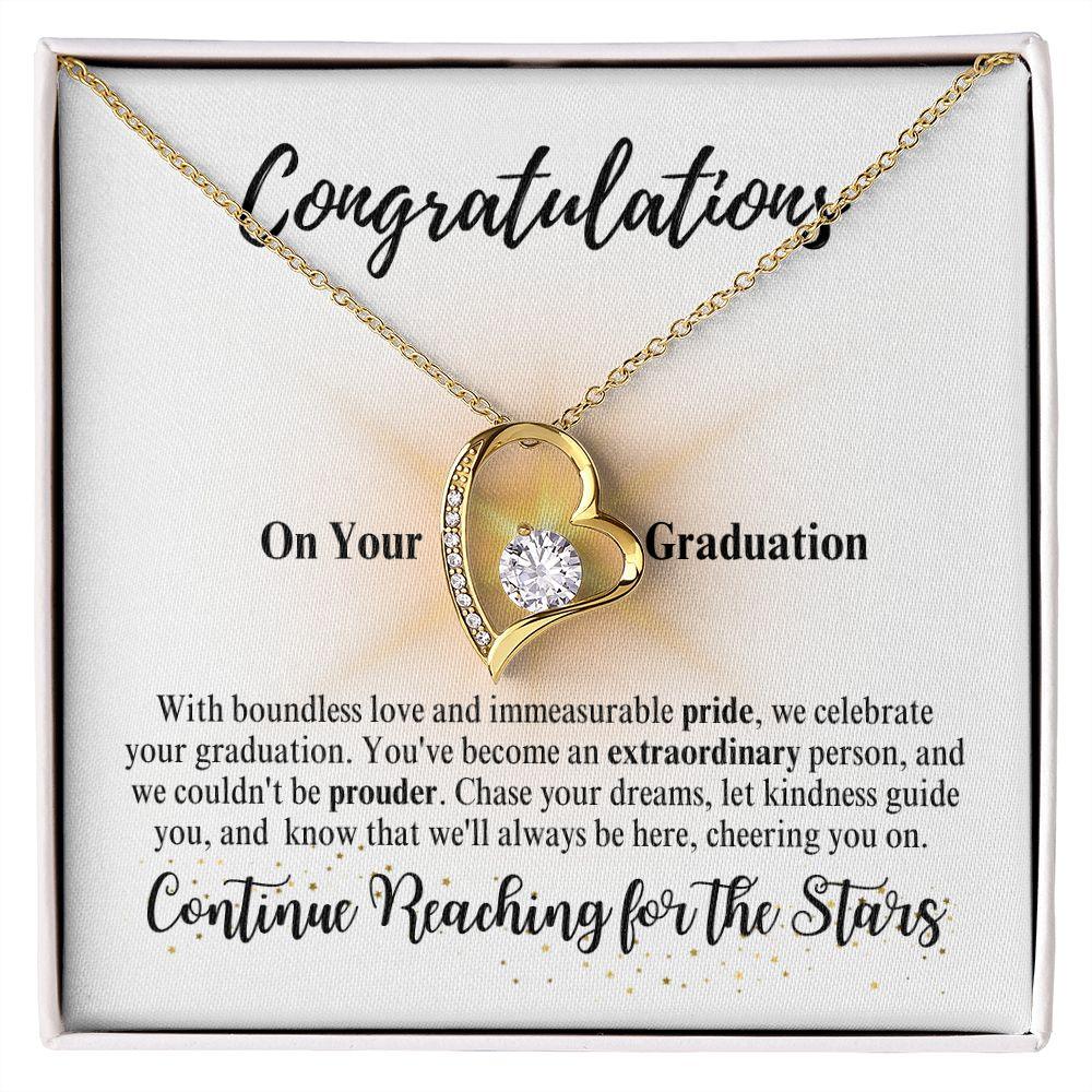 Congratulations | Continue Reaching for the Stars | Forever Love Necklace - ALL4THEGIFTOFIT