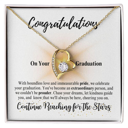 Congratulations | Continue Reaching for the Stars | Forever Love Necklace - ALL4THEGIFTOFIT