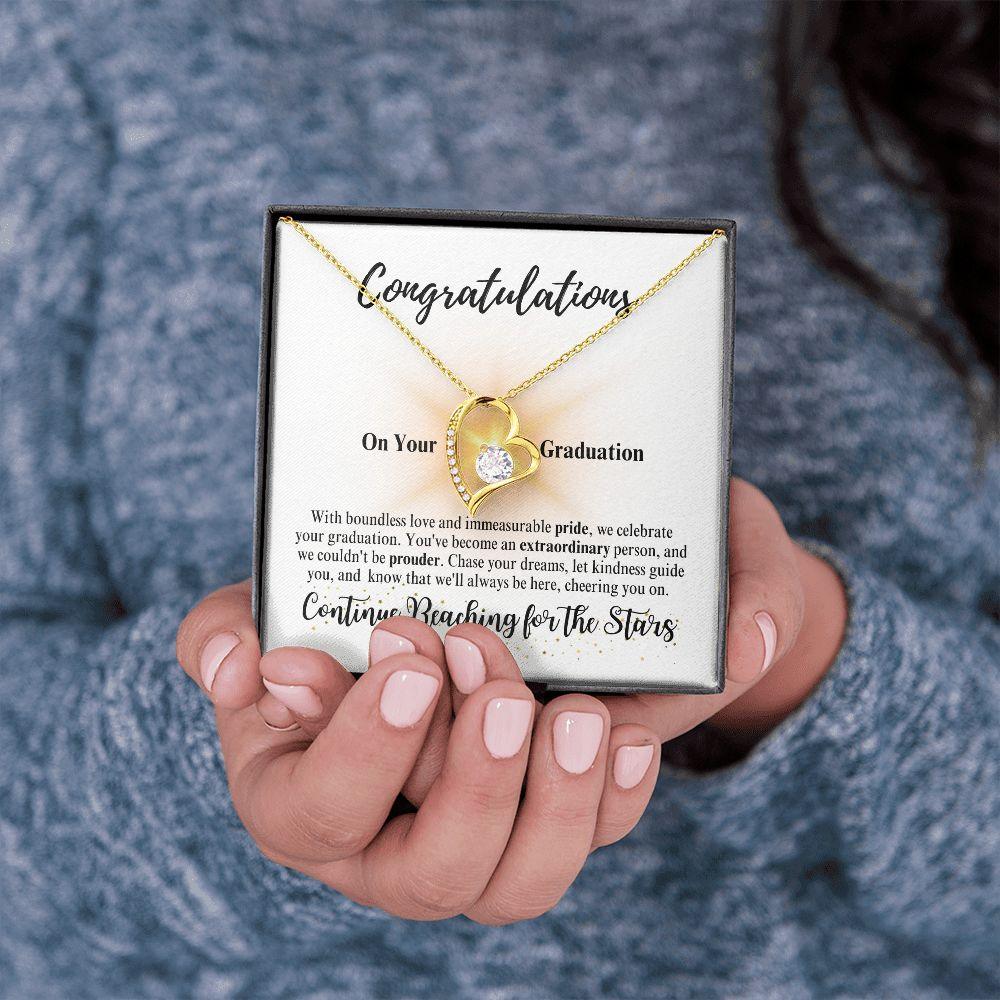 Congratulations | Continue Reaching for the Stars | Forever Love Necklace - ALL4THEGIFTOFIT
