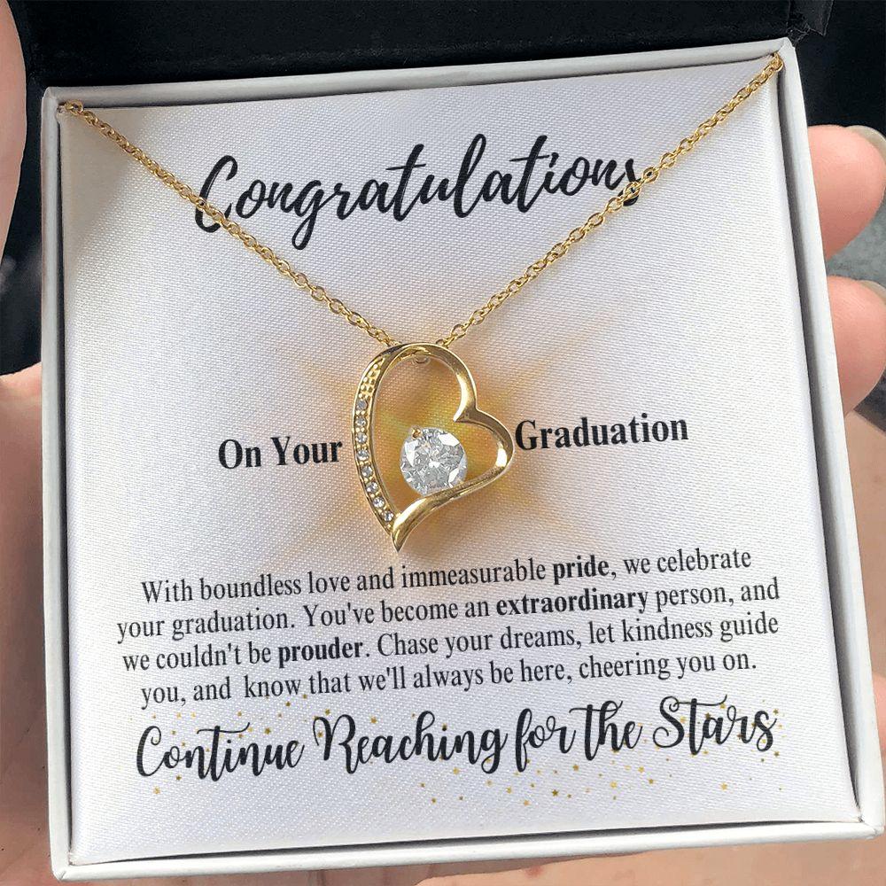 Congratulations | Continue Reaching for the Stars | Forever Love Necklace - ALL4THEGIFTOFIT