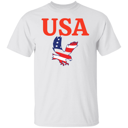 USA T-Shirt (Red Design) - ALL4THEGIFTOFIT