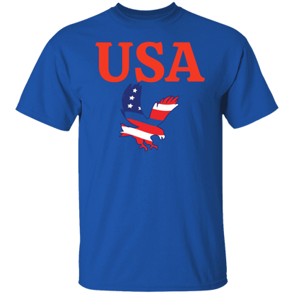USA T-Shirt (Red Design) - ALL4THEGIFTOFIT