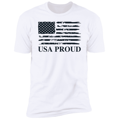 USA PROUD T-Shirt (Black Design) - ALL4THEGIFTOFIT