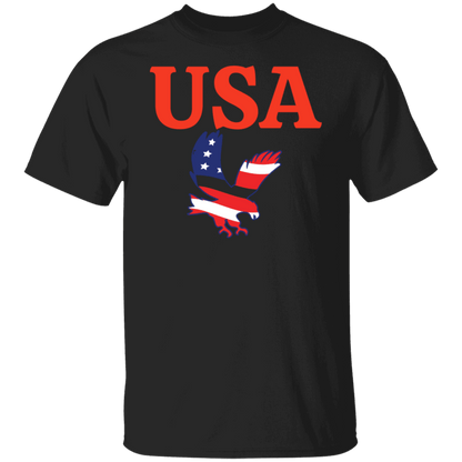 USA T-Shirt (Red Design) - ALL4THEGIFTOFIT