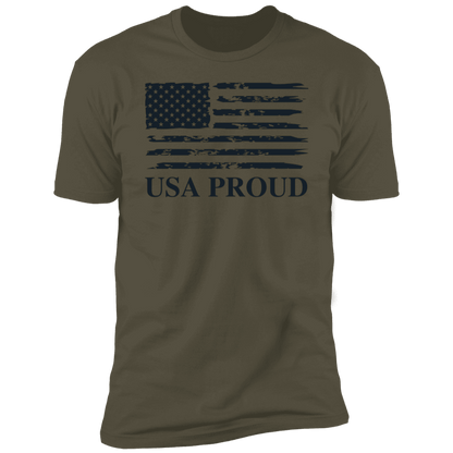 USA PROUD T-Shirt (Black Design) - ALL4THEGIFTOFIT