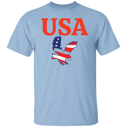 USA T-Shirt (Red Design) - ALL4THEGIFTOFIT