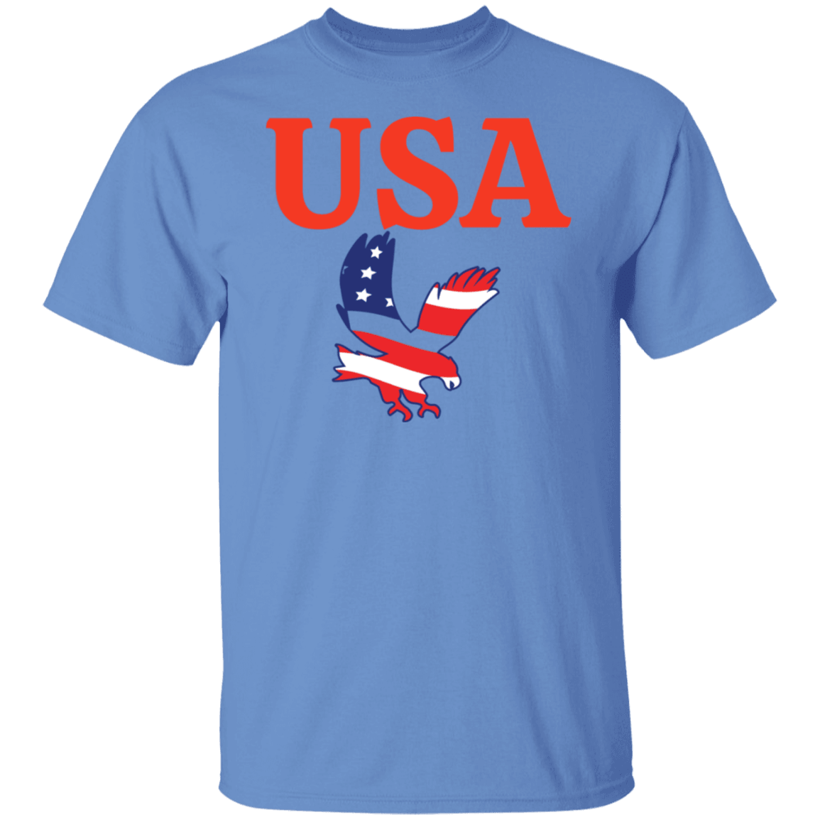 USA T-Shirt (Red Design) - ALL4THEGIFTOFIT