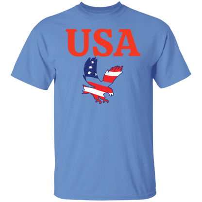 USA T-Shirt (Red Design) - ALL4THEGIFTOFIT