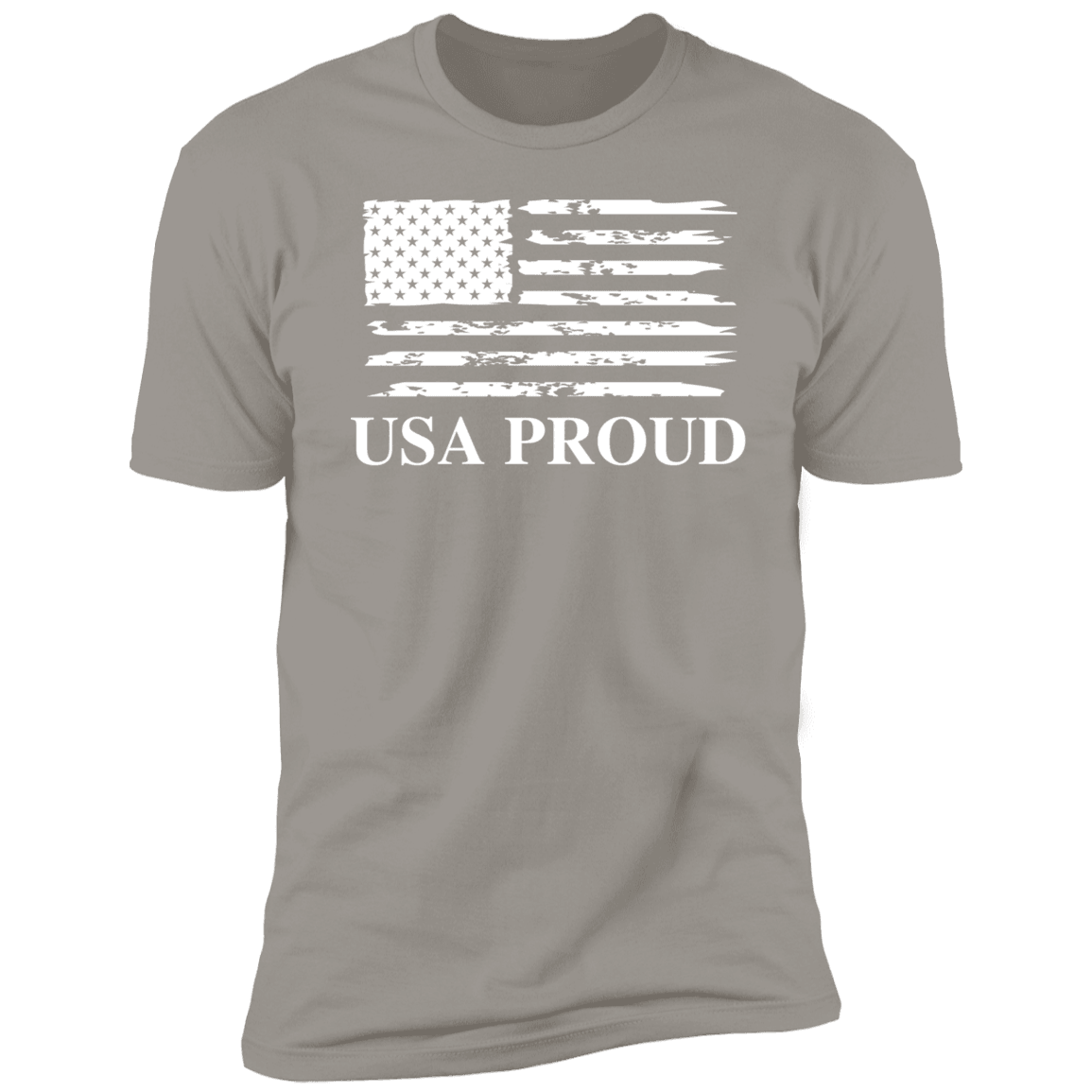 USA PROUD T-Shirt (White Design) - ALL4THEGIFTOFIT