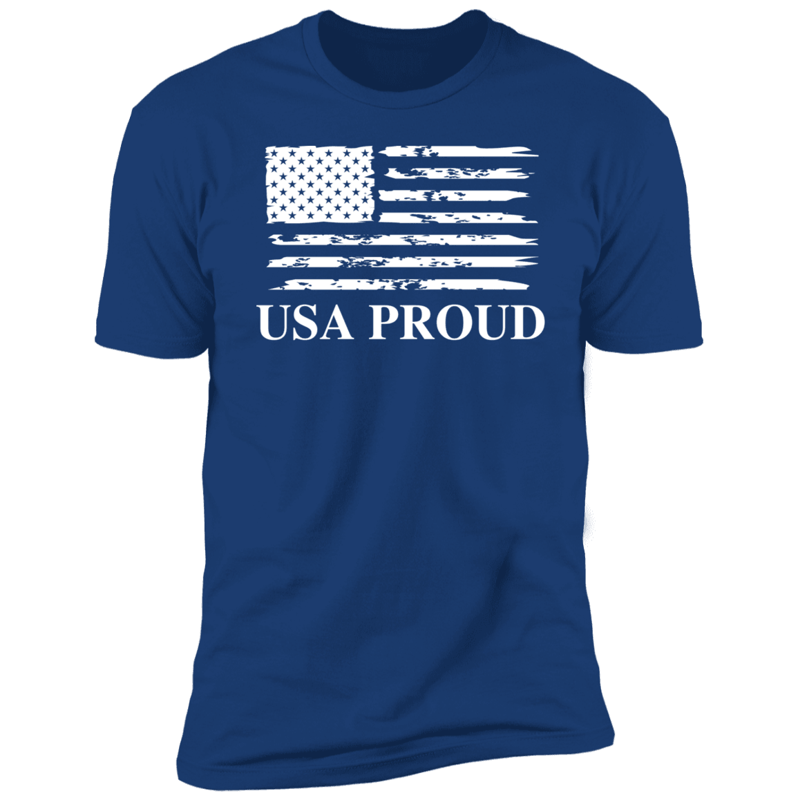 USA PROUD T-Shirt (White Design) - ALL4THEGIFTOFIT