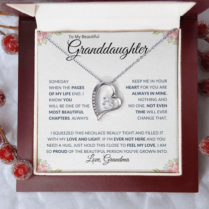 To My Beautiful Granddaughter | Always in My Heart | Love Grandma - ALL4THEGIFTOFIT