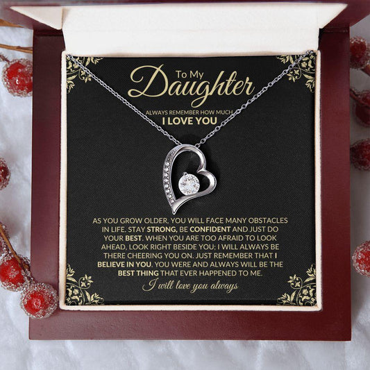 To My Daughter | I Believe In You | Forever Love Necklace - ALL4THEGIFTOFIT