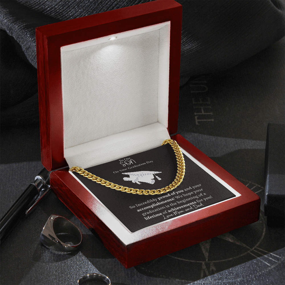 To Our Son On Your Graduation Day | Love Mom & Dad - ALL4THEGIFTOFIT