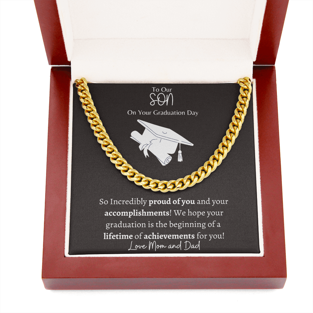 To Our Son On Your Graduation Day | Love Mom & Dad - ALL4THEGIFTOFIT