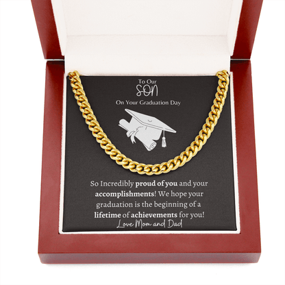 To Our Son On Your Graduation Day | Love Mom & Dad - ALL4THEGIFTOFIT
